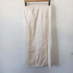 Womens Wilmot Large Long Skirt Slip 100% Nylon Slit Lace